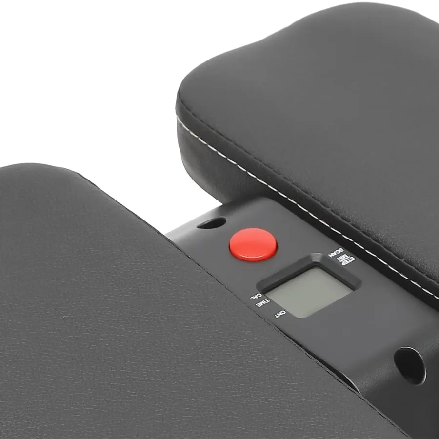 Ab Machine Ab Trainer Abdominal Workout Machine Waist Cruncher Core Toner Shaper with LED Monitor Ab Swing Height Adjustable Abd