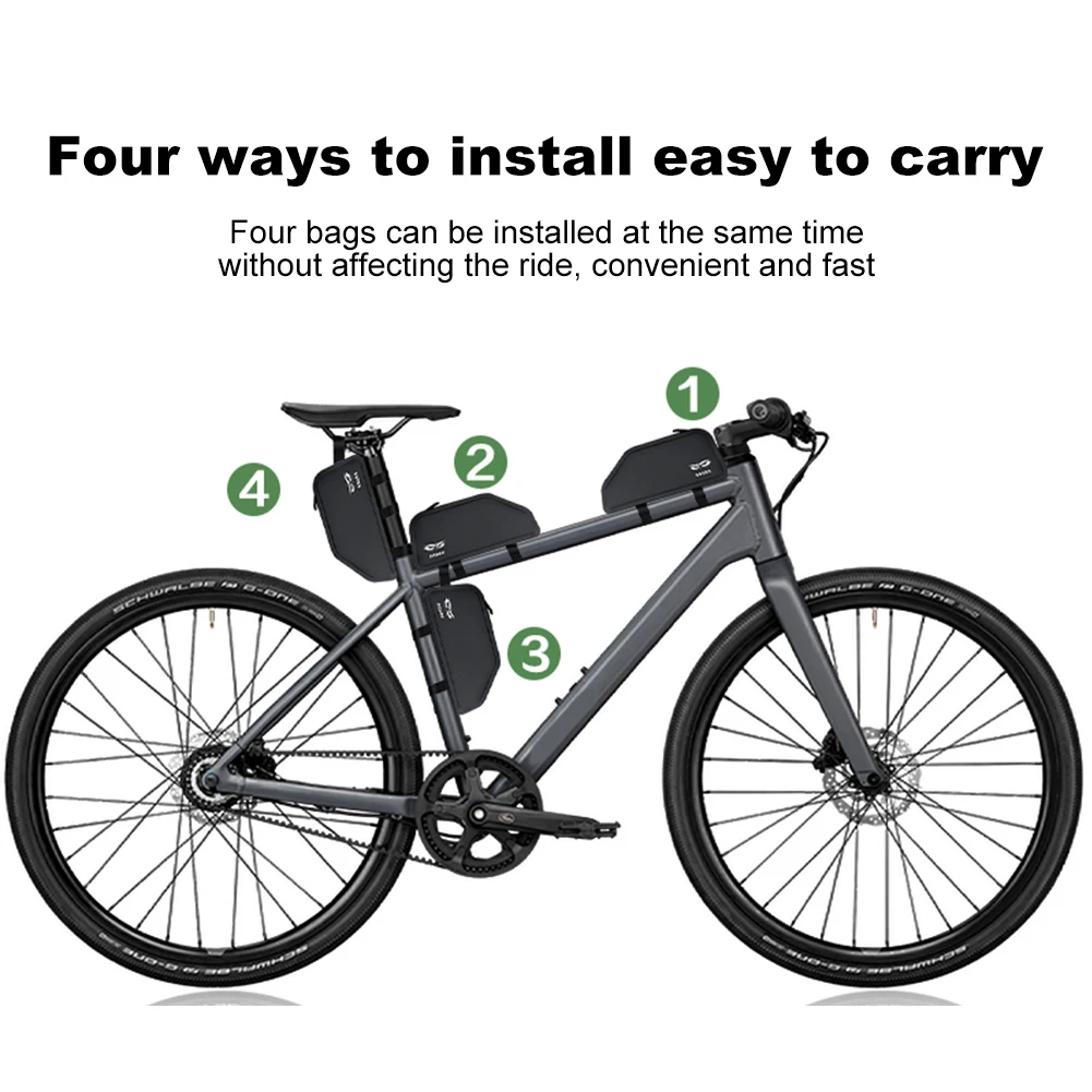 Waterproof TPU Cycling Front Bag for MTB Road Bike Accessories