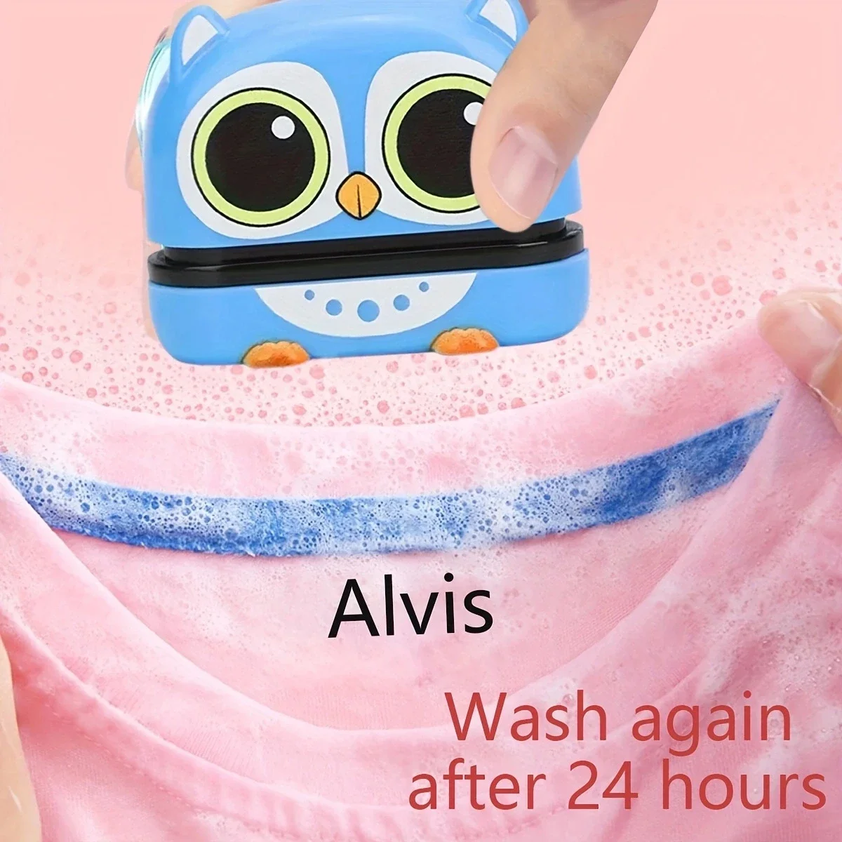 طوابع اسم مخصصة، ختم شخصي مقاوم للماء للملابس، ختم اسم لوحة الحبر للعودة إلى المدرسة للطلاب والطفل