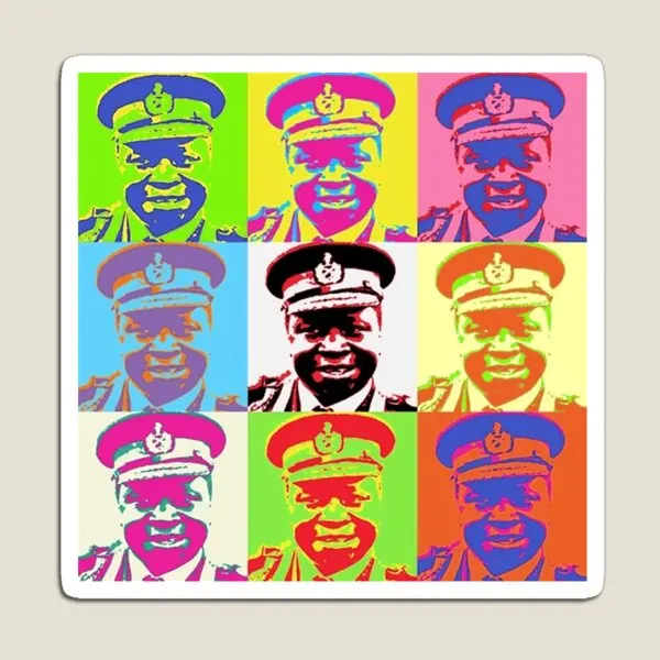 

Idi Amin Superstar Magnet Stickers Toy Holder Decor Magnetic Colorful Kids for Fridge Organizer Refrigerator Home Cute Funny