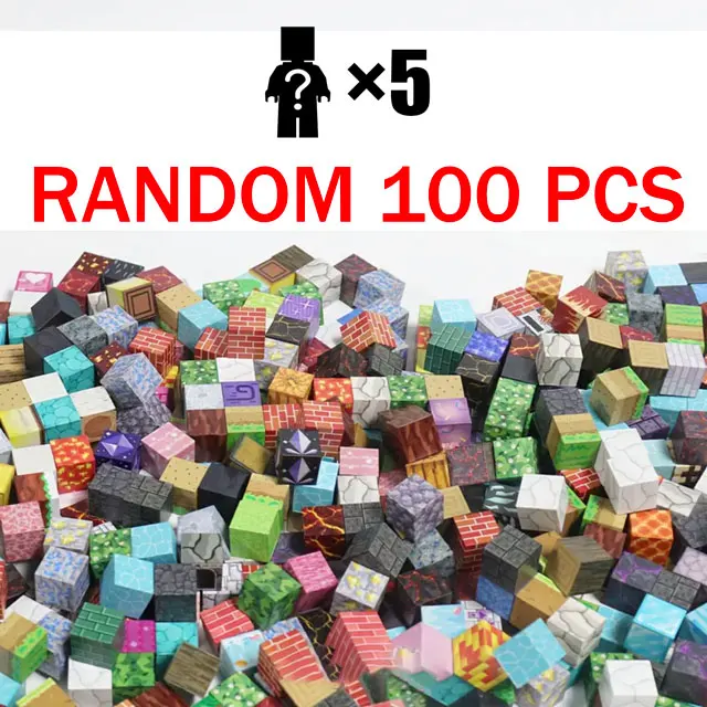 500PCS Magnetic Building Blocks Montessori STEM Educational Sensory Toys Mine World Magnet Cube Gifts For Kids Boys Girls