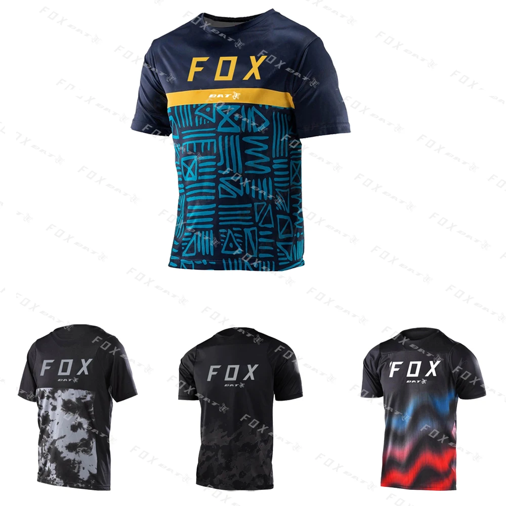 

Bat Fox MTB T Motocross Mountain Enduro Bike Clothing Shirt Cross Country Mountain Bike Jersey Maillot Ciclismo Hombre Cycling