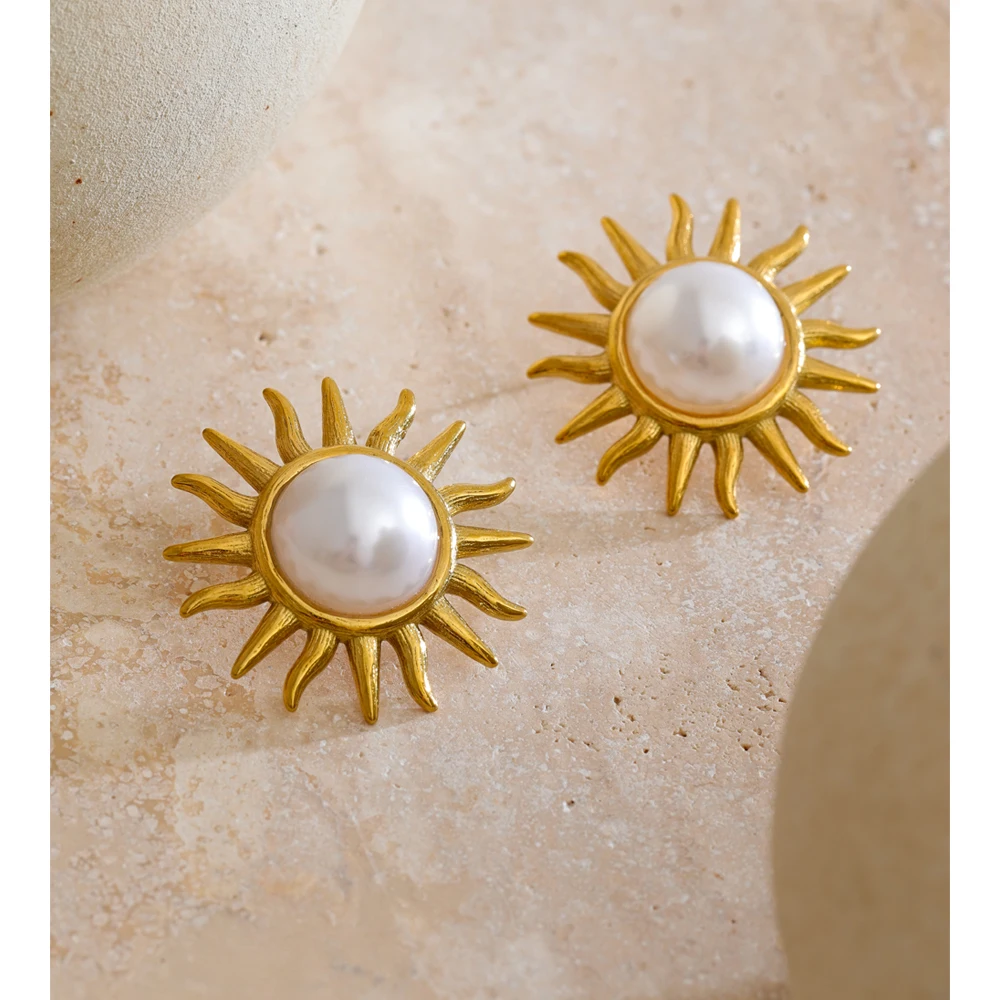 Yhpup Earrings Simulated Pearls