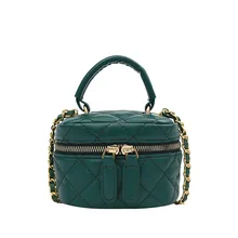 

Han Edition Fashion Handbag Handbag Brim Chain Bag Contracted Joker Diamond Lattice Single Shoulder Bag