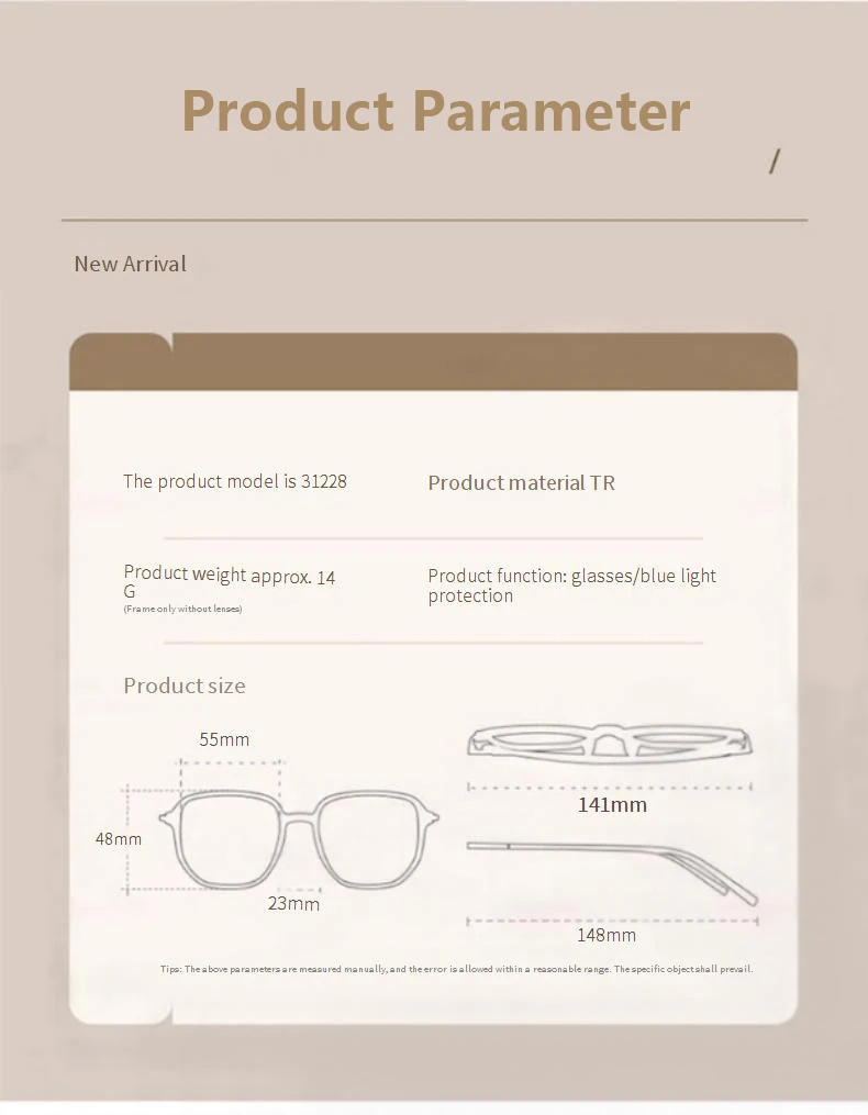Neue männer Retro Myopie Auge Rahmen Mit Grad Doppel Strahl Quadratischen Rahmen Anti-blaues Licht Gläser Myopie Gläser rahmen MH31228 – Detail 6