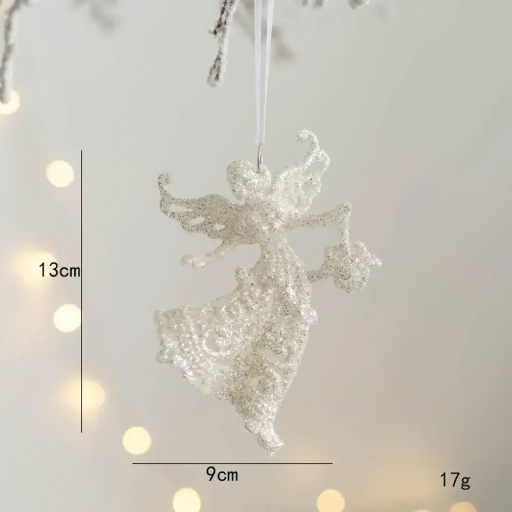 thumbnail image 1 of 1 pieza de adornos navideños con forma de alce, copos de nieve, para colgar en el hogar, para fiestas de Navidad, Año Nuevo, regalo para niños, 1 of 5