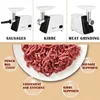 2500W Stainless Steel Kitchen Meat Grinders Business Home Dumpling Stuffing Vegetable Crusher Meat Mincer Stuffing Machine 3