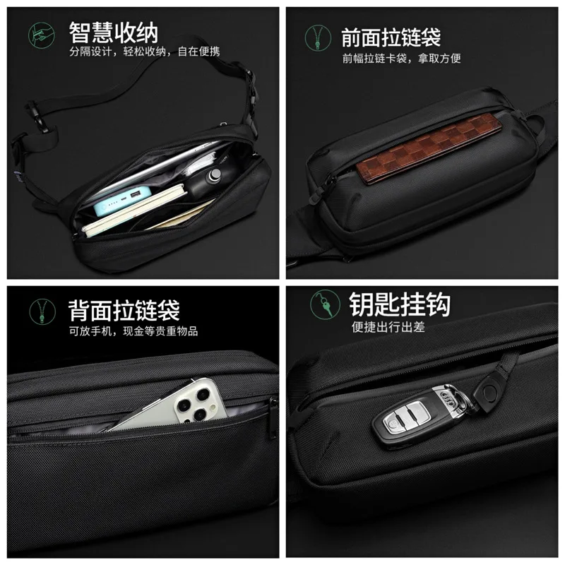 Waterproof Waist Bag Fanny Pack for Men Outdoor Sports