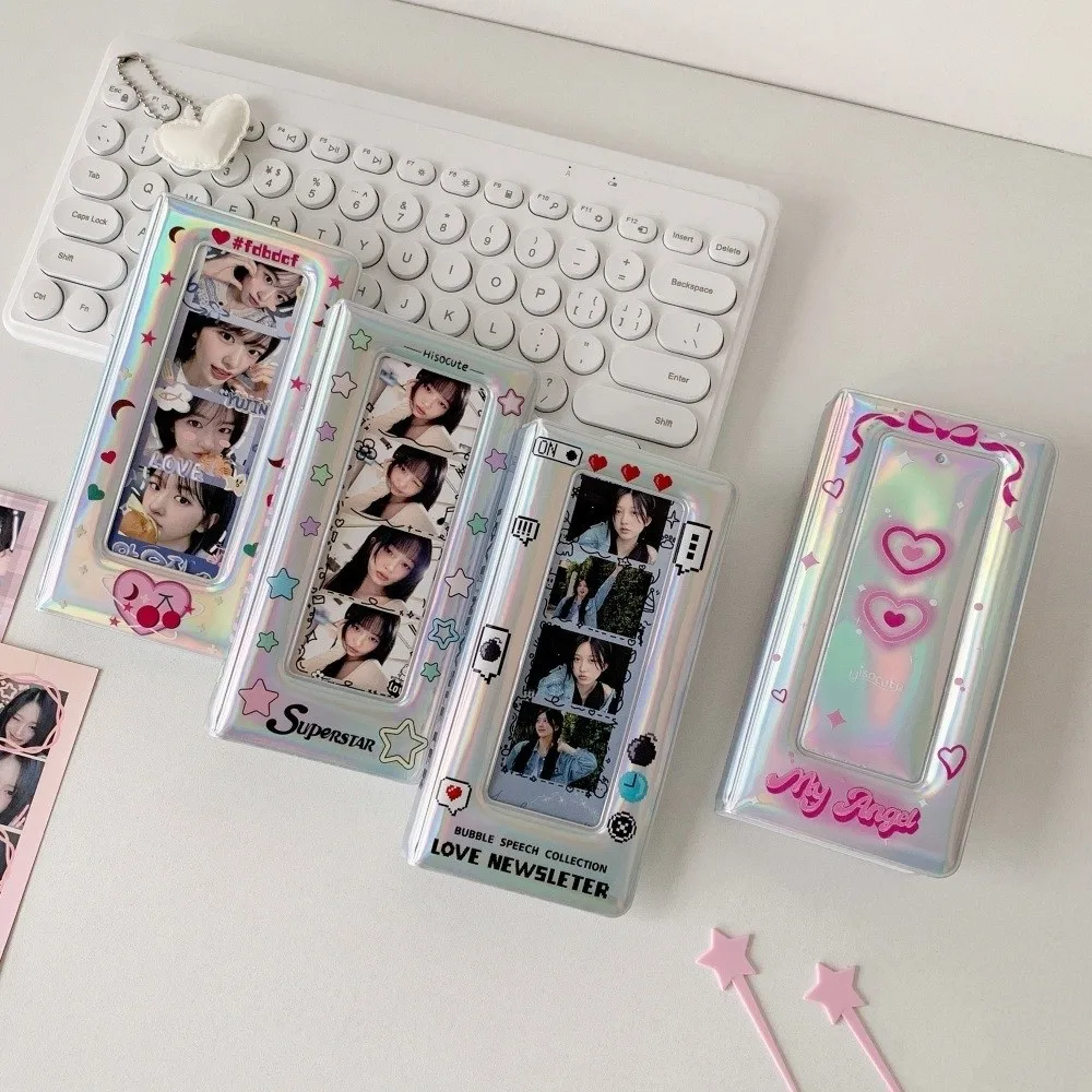 PVC Star Chasing Photo Album Heart Idol Card Case
