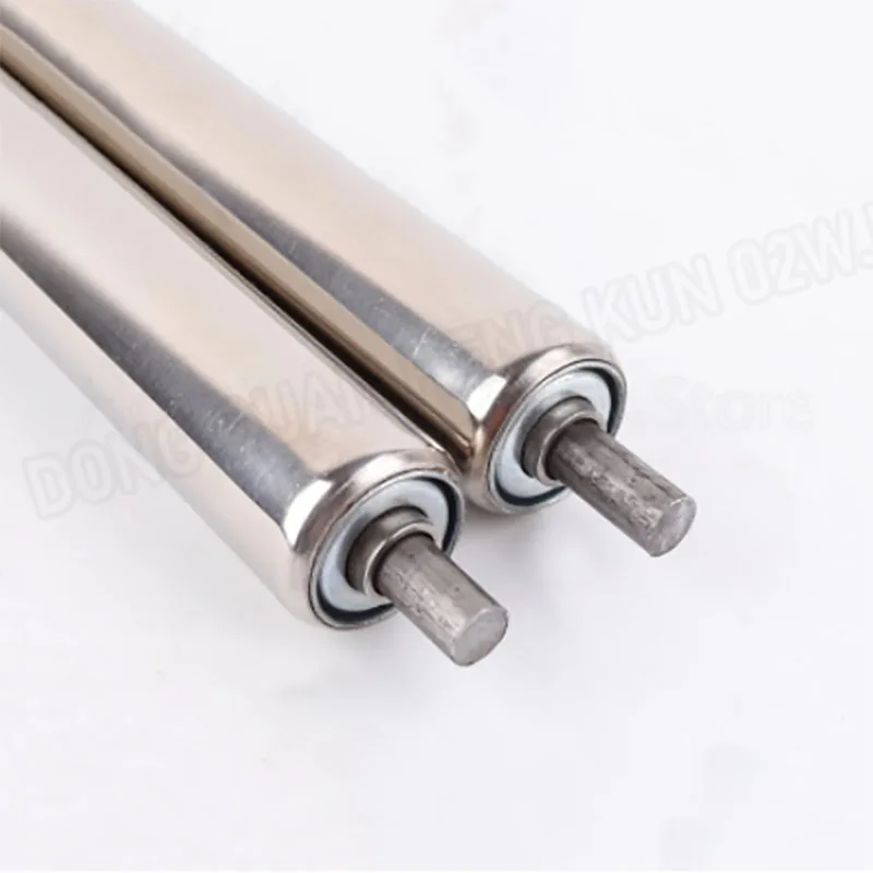 Galvanized Conveyor Line Rollers Diameter 25/38/50/60 Total Length 100-900mm Non-powered Roller Conveyor Line Roller Accessories