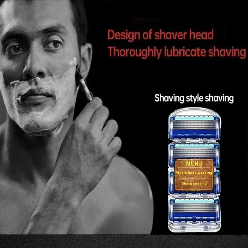 New five-layer Razor Shaver razor shaver Replacement Vintage Wet Safety Skin Protection Classic Razor for Men's Shavers Shaving Womens Hair