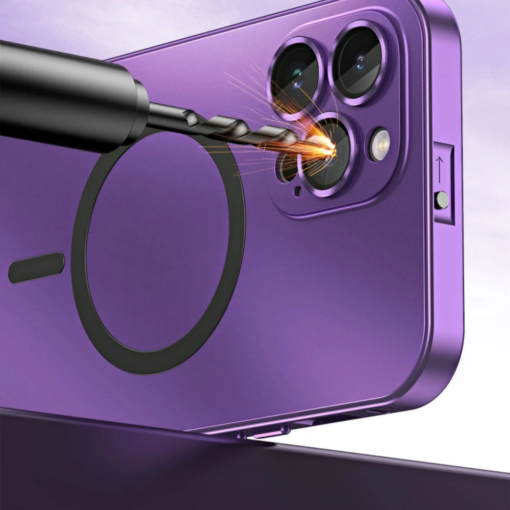 Premium Aluminum Metal Frame for Magnetic Charging Shockproof Case