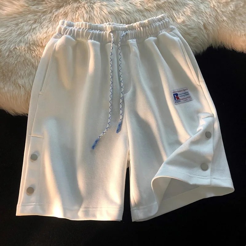 short shorts y2k shorts casual all-match elastic five-point pants fashion high-waisted sports high street wide-leg pants oversized women size high waisted shorts Shorts