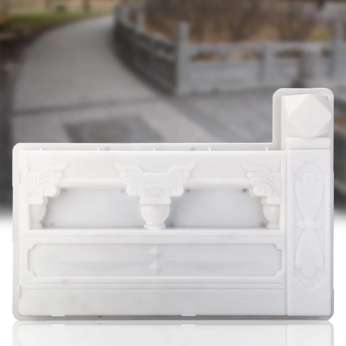 Concrete Fence Mold Garden Flower Pool Plastic Mold Brick Courtyard Rectangle Antique Flower Pond Paving Molds DIY 62x43x6cm concrete molds,garden path molds