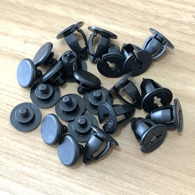 20Pcs 8mm Car Interior Trim Strip Clips Panel Clips Fit for Renault Clio Kangoo Trafic Nissan Primastar Plastics Auto Fastener