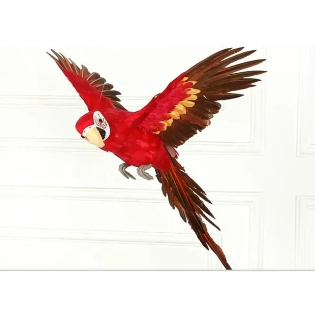 Simulation Parrot Bird Home Decoration Simulation Bird Lifelike Parrot Garden Cute Outdoor Pond Decoration