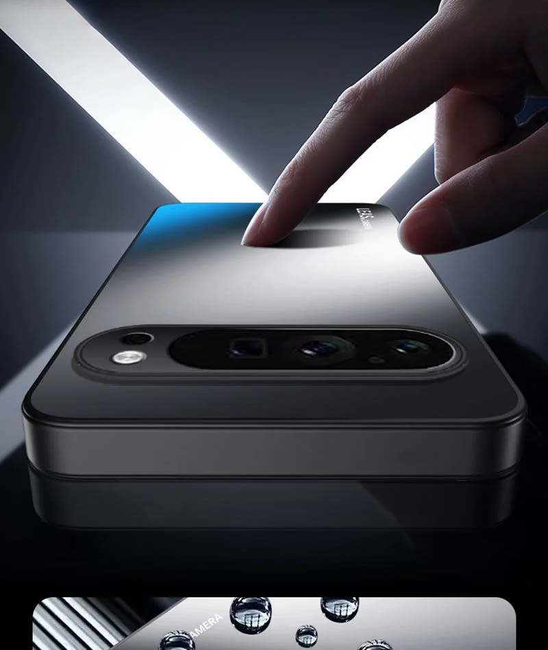Hard Matte Ring Stand Magnetic Protective Back Cover Case