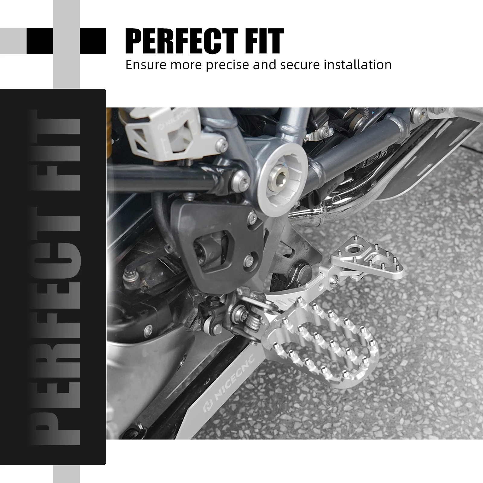 Für BMW R1200GS R1250GS Fußrasten Fußstützen Fußbremshebel Schalthebel R1200GS R 1200GS 2013-2018 R1250GS 2019-2022 2023 – Detail 19