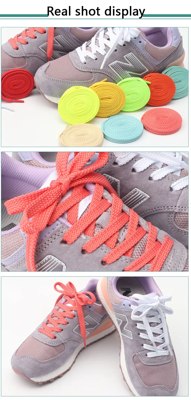 Cadarços planos clássicos para seakers branco preto cadarço uisex esportes casuais cadarços strigs sapatos acessórios_voghion.com