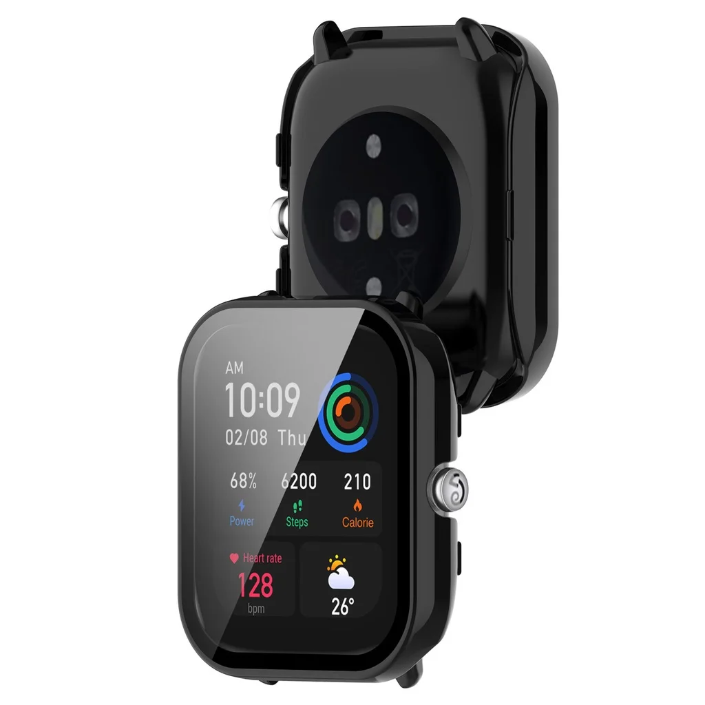 Watch Screen Protector Case Watch Accessories Watch Screen Protector Watch Case Watch Protective Case Watch Cover Watch Protective Cover Bumper Protective Case For Amazfit GTS 4 Mini