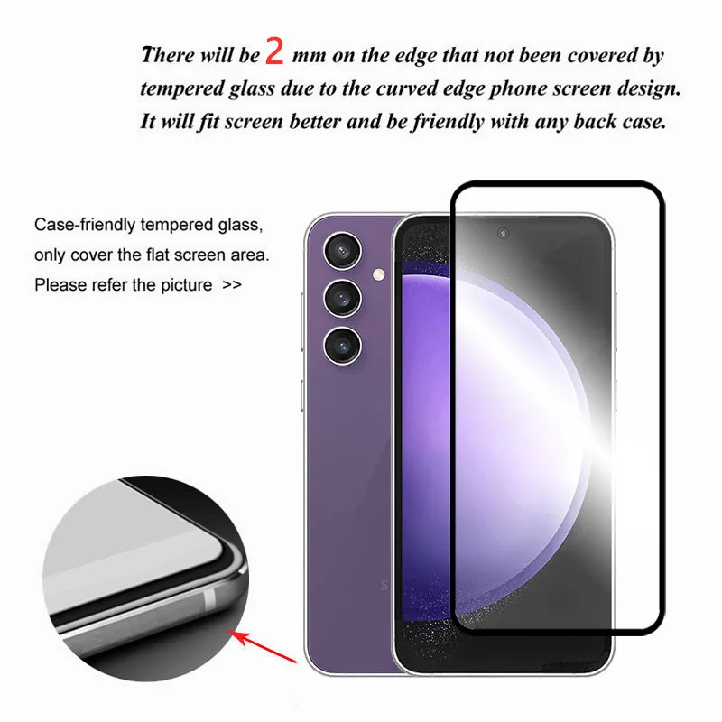 Premium Tempered Glass Screen Protector and Camera Lens Film