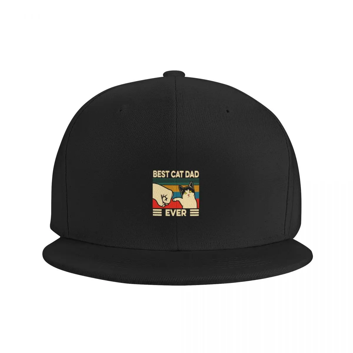 

Best Cat Dad Ever Hip Hop Hat Beach outing cap for women Men's