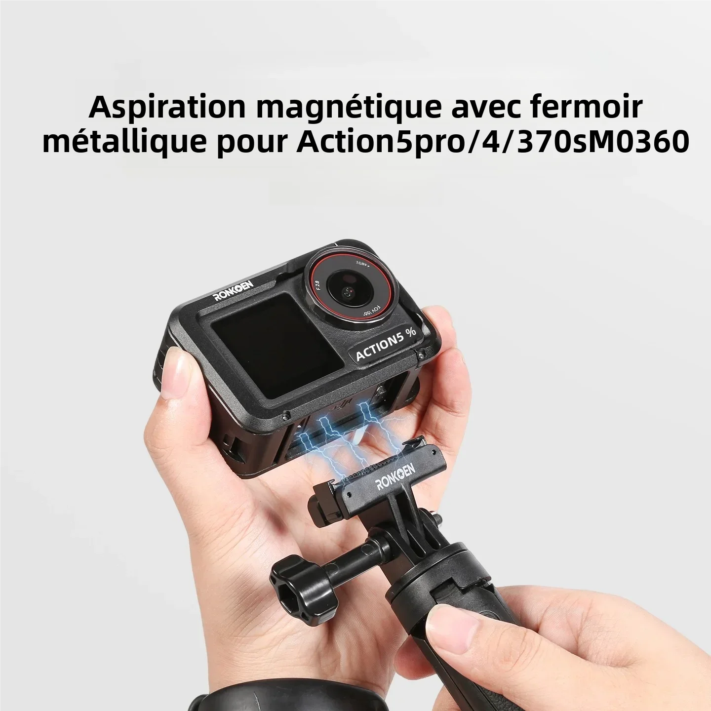 Coque en silicone ajustée pour DJI Osmo Action 4/5 Pro, protégeant l'écran et les boutons