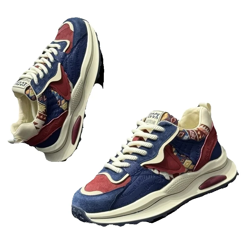 Unbeatable Quality Men's Summer Style Trendy Brand Feeling Forrest Gump Sports Casual Lightweight Soft Running Thick Sole Dad Shoes_voghion.com