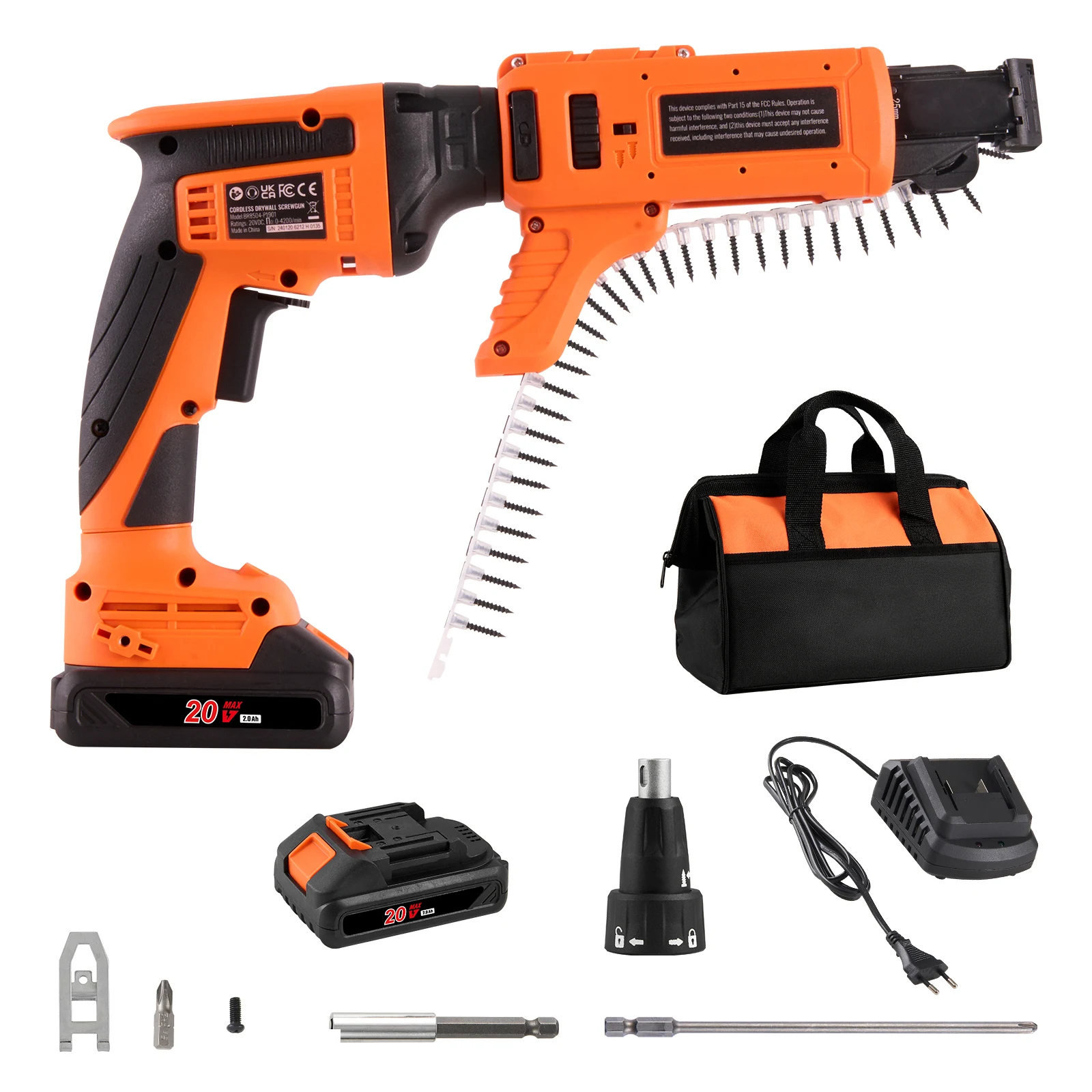 Cordless Drywall Screw Gun 20V Max Brushless