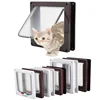 S/M/L 2 Colors Cat Flap Door With 4 Way Lock Security Flap Door For Dog Cat Kitten Small Pet Gate Door Kit Pet Safety Gate