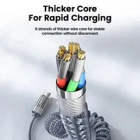 Toocki Type C to Type C Cable 100W Display Fast Charging Charger USB C to USB C Transparent PD Cable For IPhone15 Xiaomi Macbook - Image 5