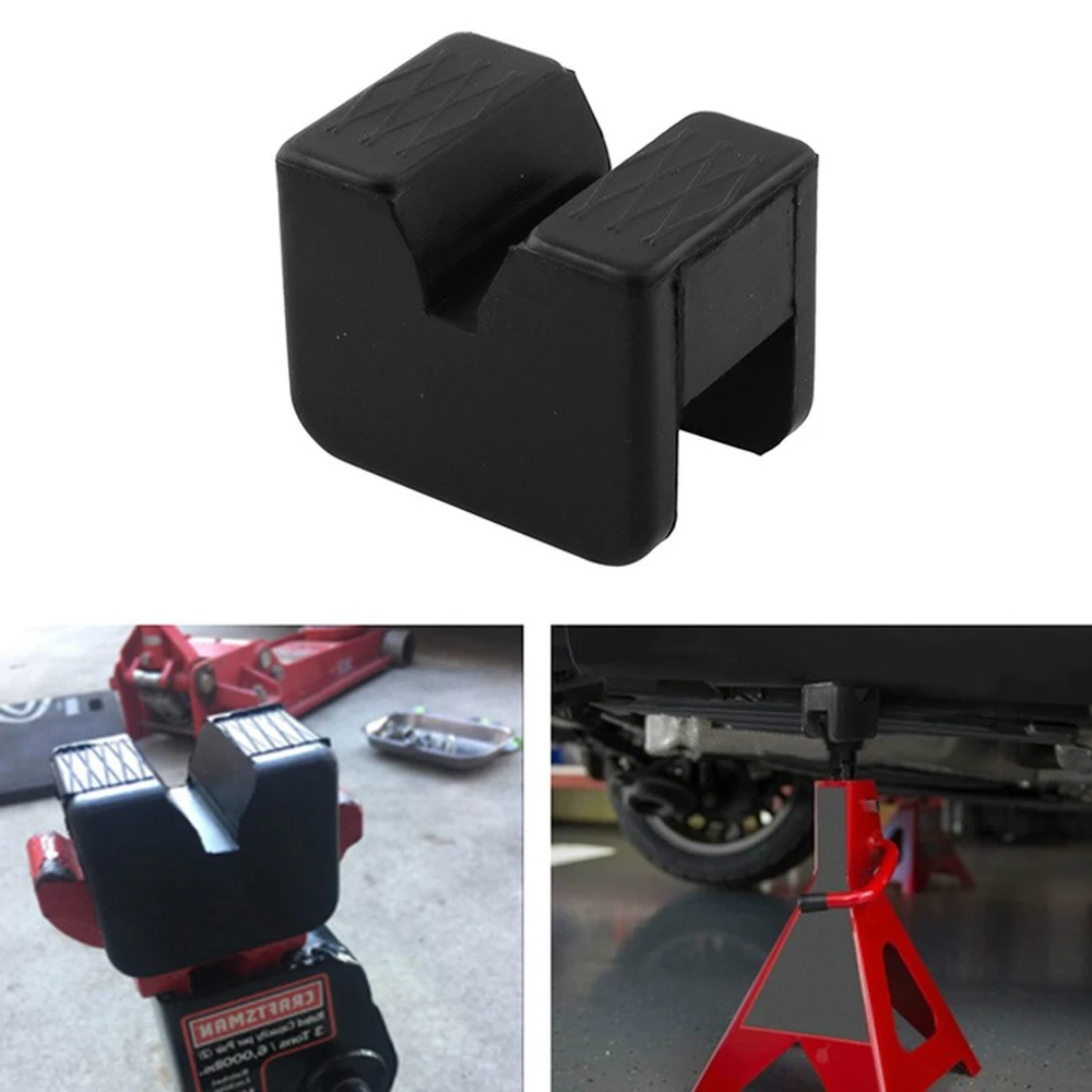 

Adjustable Car Lift Jack Stand Rubber Pads Frame Rail Adapter Floor Jack Pad Adapter Stands