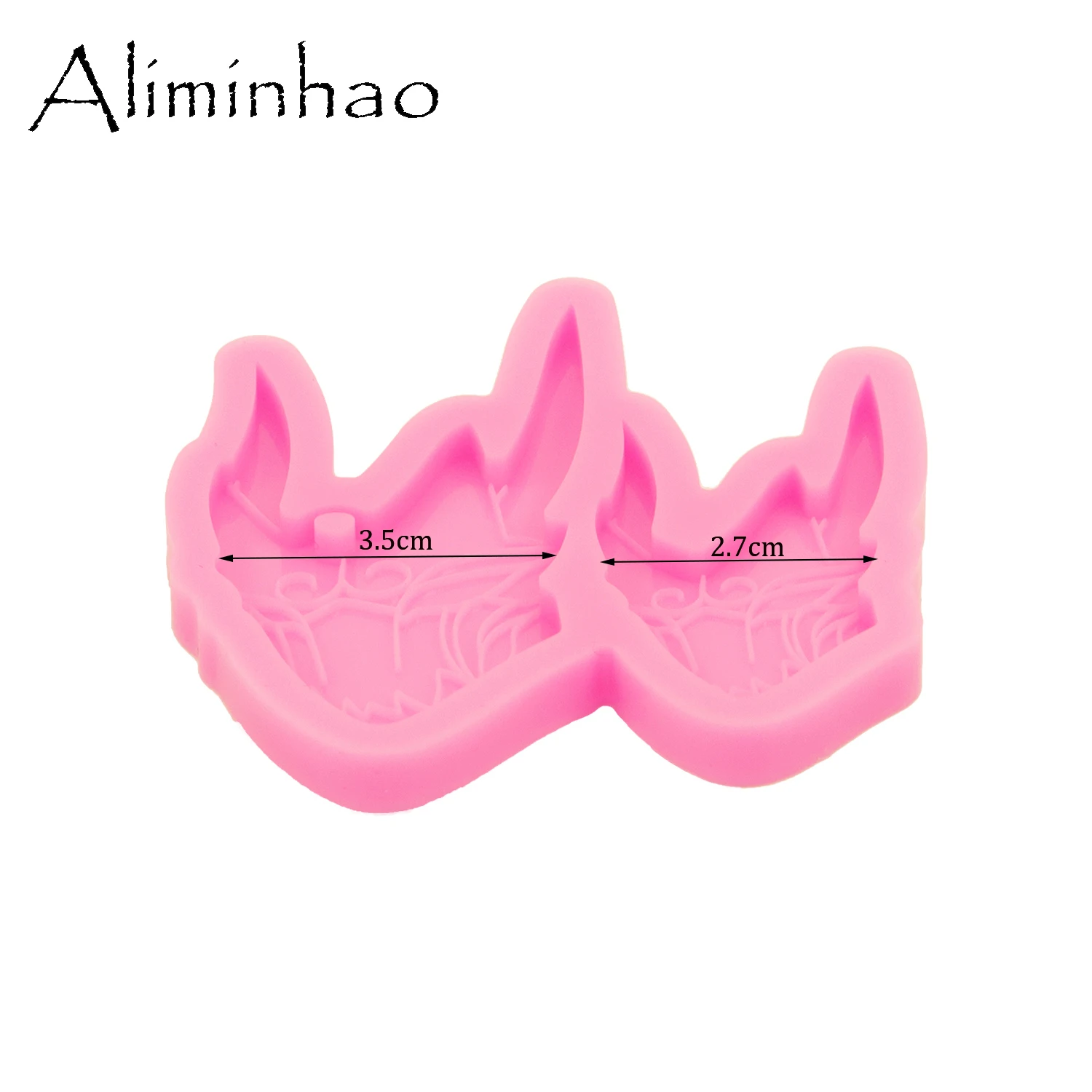 Dy0070 glänzende Anime Alien Schlüssel anhänger Silikon form für Schlüssel bund Anhänger Ton DIY Schmuck Herstellung Epoxidharz Form – Detail 9