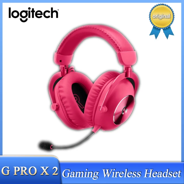 Logitech-auriculares inalámbricos G PRO X 2 para videojuegos, cascos con  Bluetooth trimodo, micrófono GPX II