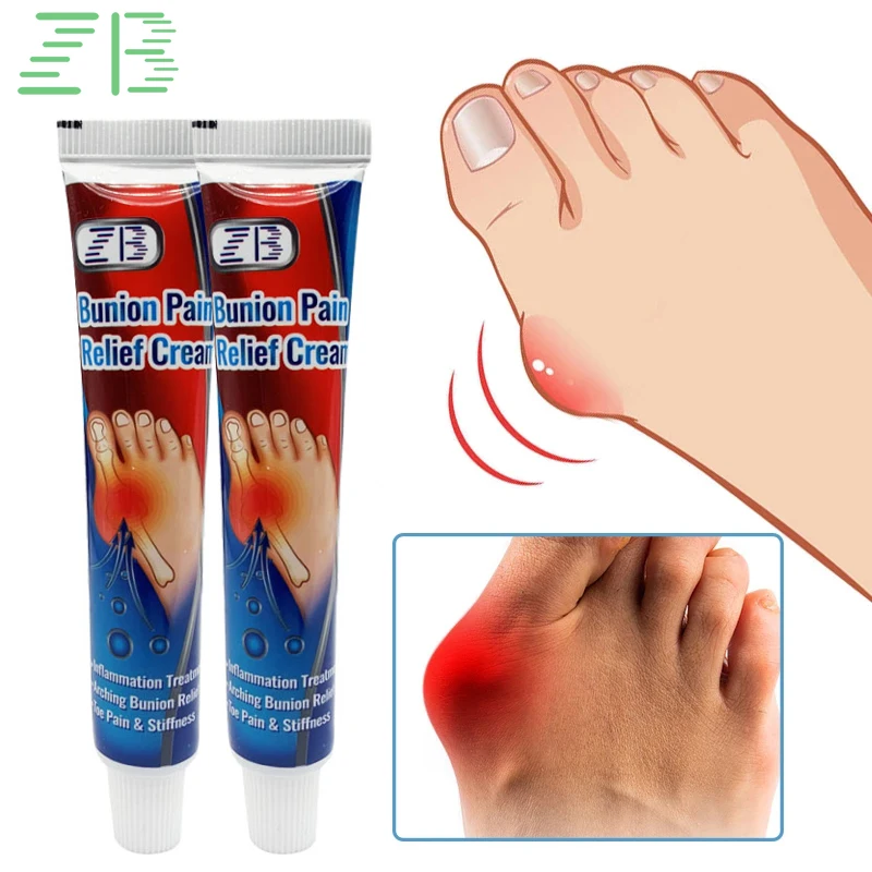 2pcs ZB 20g Bunion Pain Relief Cream Rheumatoid Arthritis Ointment