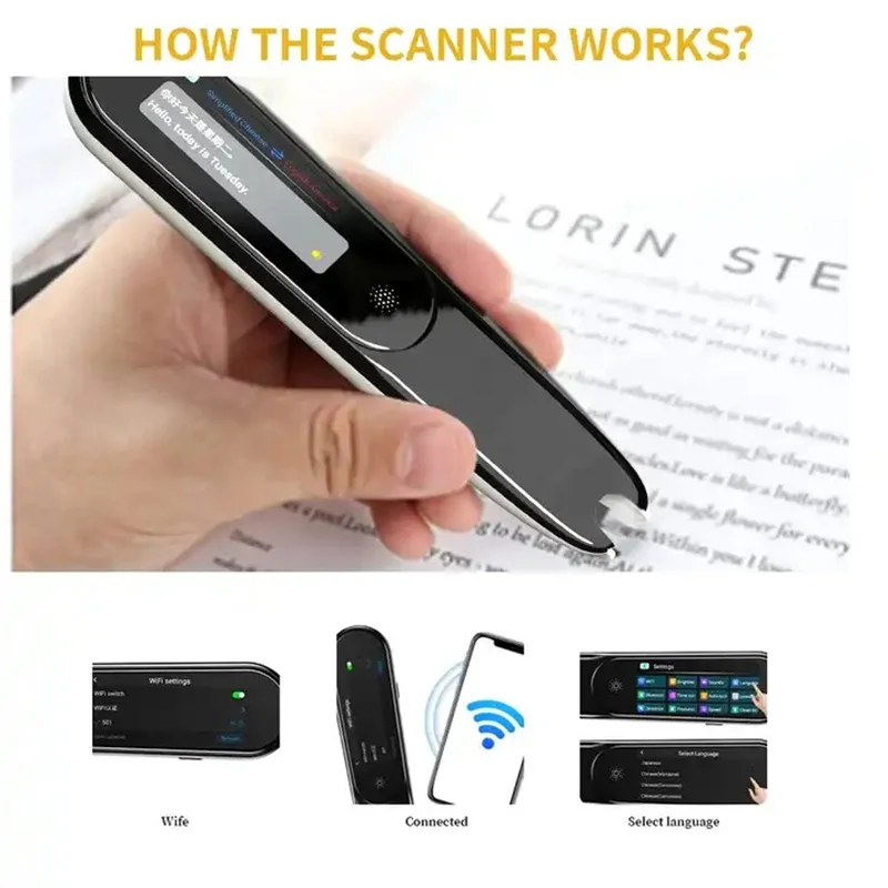 Smart Voice Scan Translator Pen X1 Multifunction Translation Dictionary Pen Real-Time Language Translator Business Travel Abroad