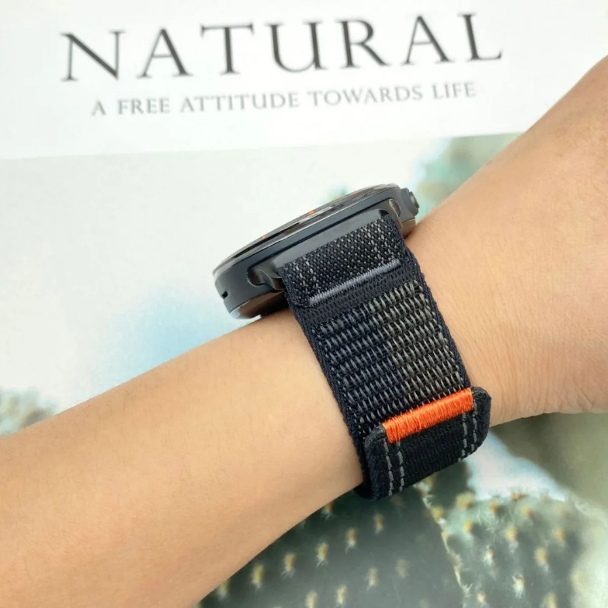 Wave Nylon Sport Strap – Replaceable Bracelet Accessory for Samsung Galaxy Watch Ultra