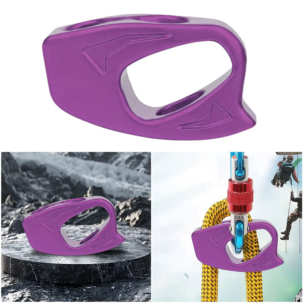 Rock Climbing Arrestor Ascender Adjustable Rope Ascender Ergonomic Handle Ascending Descender Aluminum Alloy for Rock Climbing