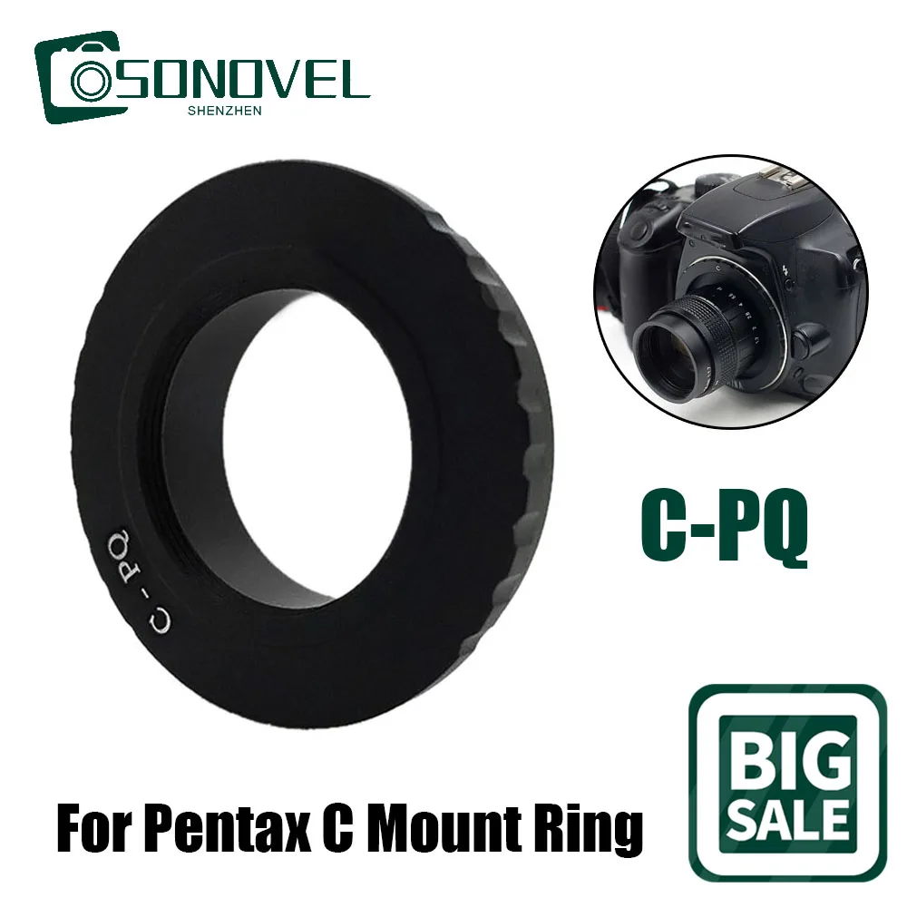 C Mount Movie Lens Adapter Ring Per Pentax Q Q7 Q10 Qs1 Q-S1 Mirrorless Camera C-Pq Fujian 35Mm 50Mm Cctv Lense Accessori