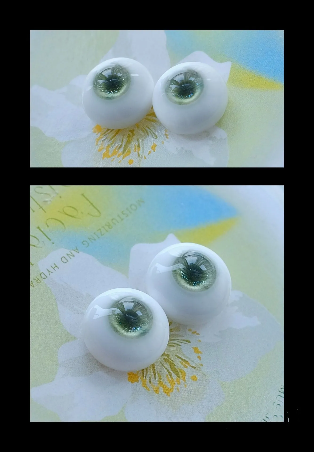 

Doll Craft Plaster Eyes “Beginning Of Spring” 12mm 14mm 16mm BJD Safety Eyeball 1 Pair