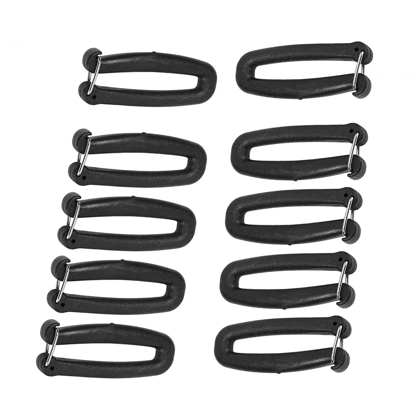 10Pcs Webbing Strap Hook Keys Chain Clip Repair Tools Attachments Webbing Buckle for DIY Fishing Suitcase Outdoor Accessories key chain clip carabiner belt clip