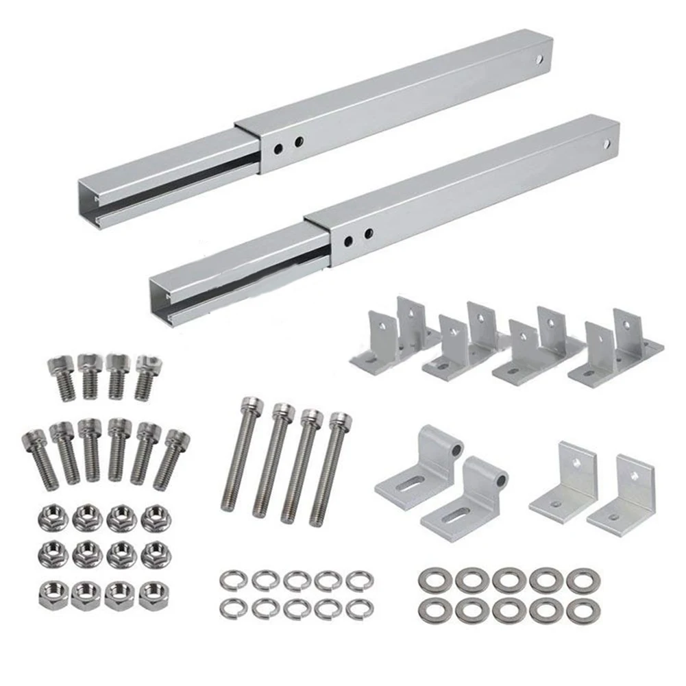 

Solar Panel Racking PV Mounts Photovoltaic Bracket Solar Mounting Bracket Solar Power Supplies Front And Rear Foot