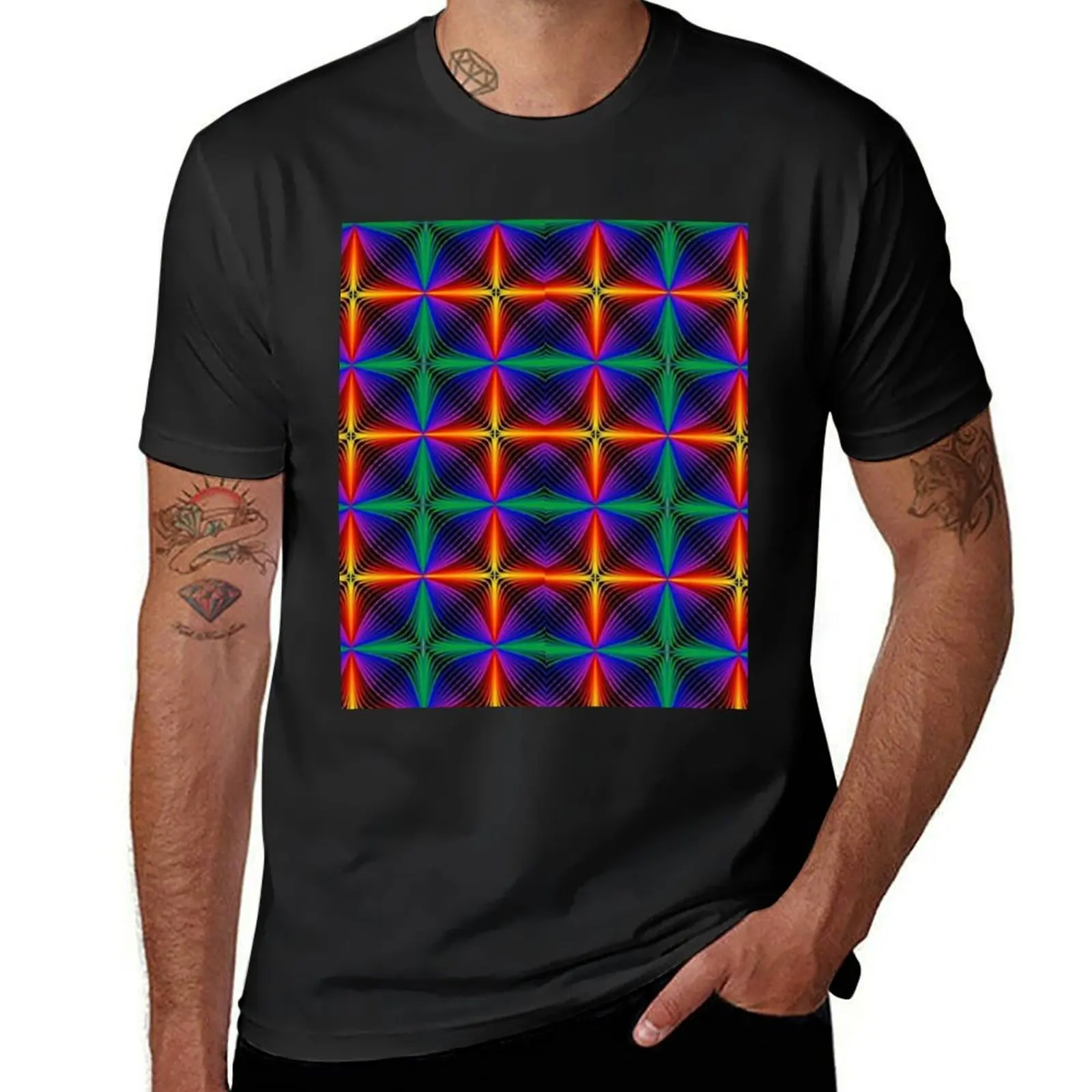 

Beautiful Rainbow coloured Patterns are Beautiful Rainbow Patterns are absolutely fantastic. T-Shirt tops Men's clothing