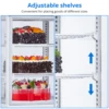 Commercial Cake Display Refrigerator 2.1 Cu.FT Single-Door Merchandiser with Interior LED Lighting Double-Layered Glass Countert 2