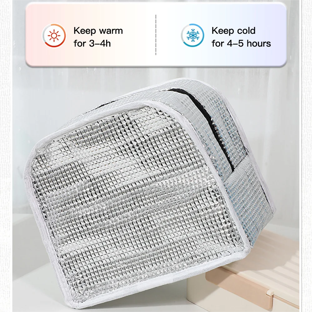 Insulated Lunch Bag Insulation Bento Pack Aluminum Foil Rice Bag Meal Pack Ice Student Bento Lunch Handbag Insulation lunch bag lunch cooler bag cooler bag insulated foil bag