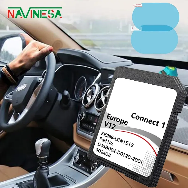 8gb Connect 1 V12 Europe Map Version Navigation Sd Card Gps For Nissan Car Leaf - Memory Cards