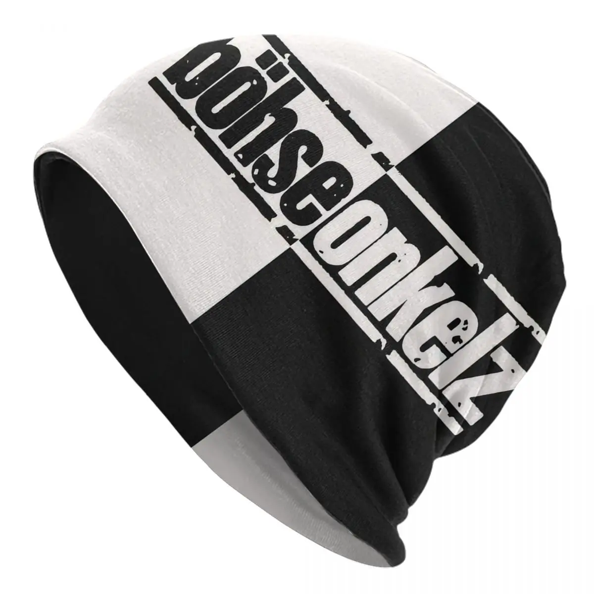 

Bohse Onkelz Rock Bonnet Hats Hip Hop Outdoor German Music Skullies Beanies Hats Men's Women's Warm Dual-use Caps