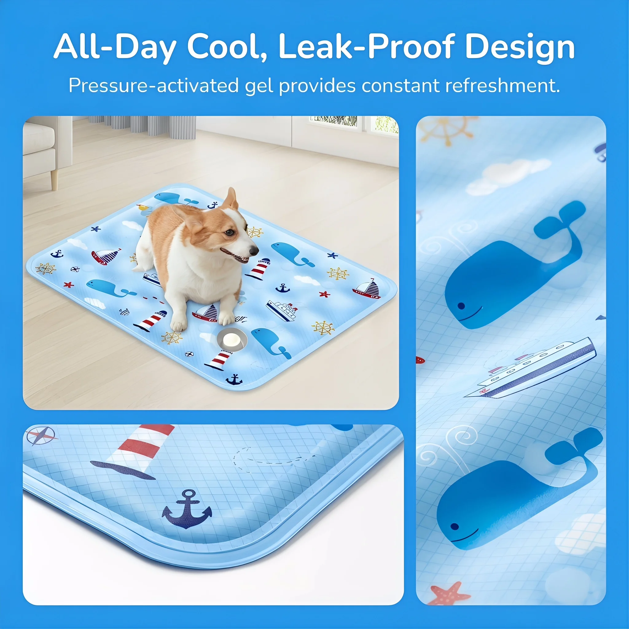 Summer Pet Cooling Pad For Dogs And Cats Universal Cooling Mat_voghion.com