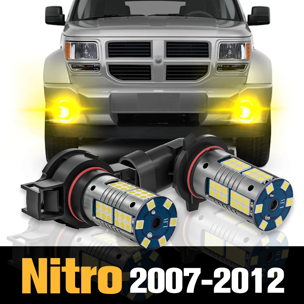 

2pcs Canbus LED Fog Light Lamp Accessories For Dodge Nitro 2007 2008 2010 2011 2012