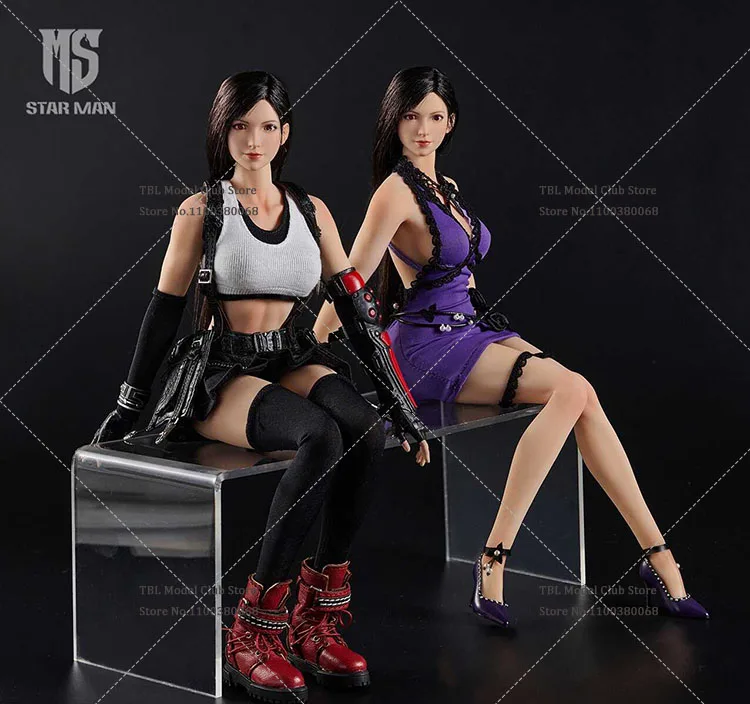 ティファ・ロックハート 1/6 アクションフィギュア MS-010B STAR MAN 1/6 Tifa ロックハート / パーブル タイト ストラップ